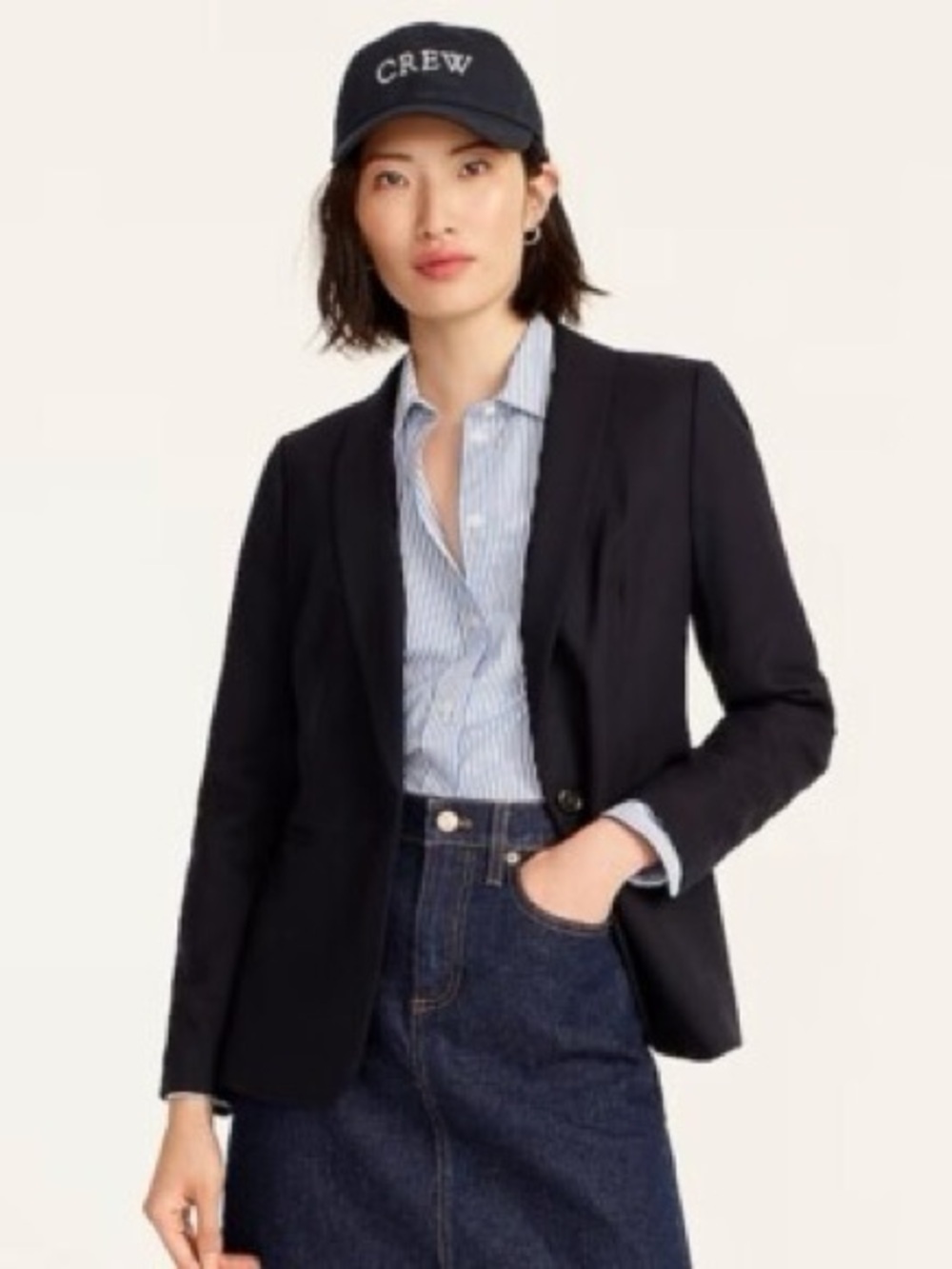 J Crew Parke Blazer in Wool Flannel